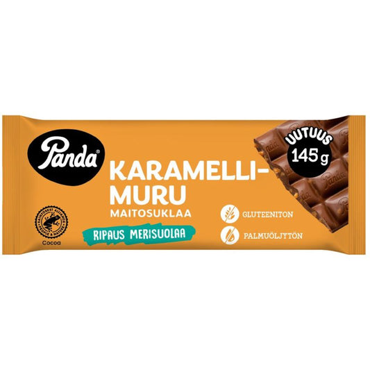 Panda Karamellimuru ja merisuola maitosuklaa 27 x 145g