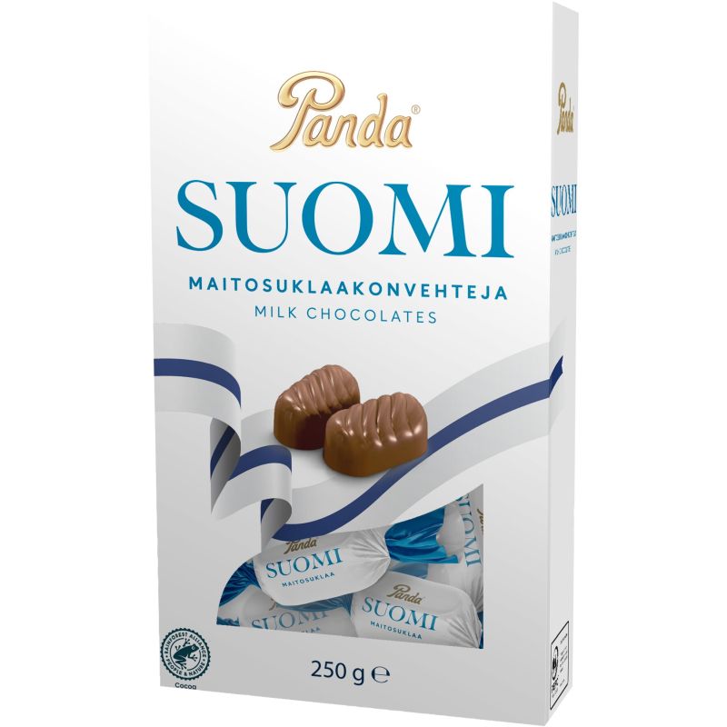 Panda Suomi maitosuklaakonvehteja 250g